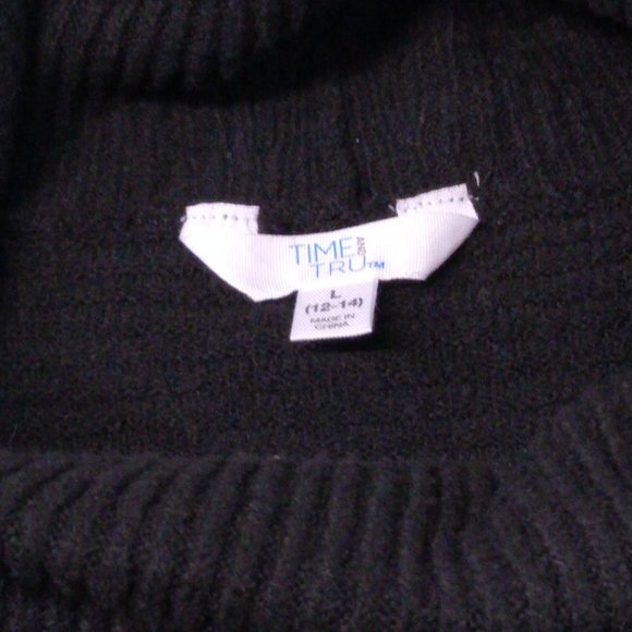 Time and Tru Women’s Cowl Neck Sweater 2X (20W) Chest Measures 46" - NWT - Picture 5 of 16